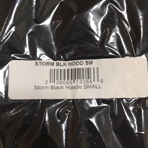 (Sold-130)Anti Social Social Club Storm black hood - Picture 2 of 3